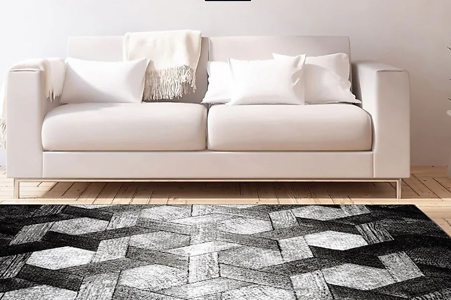 calo-deluxe Teppich "Astro 301" rechteckig 14 mm Höhe Kurzflor, Wohnzimmer günstig online kaufen
