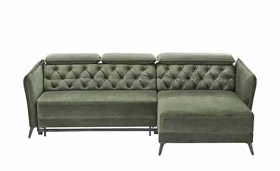 smart Ecksofa  Kavita  ¦ grün ¦ Maße (cm): B: 254 H: 85 T: 199.0 Polstermöb günstig online kaufen