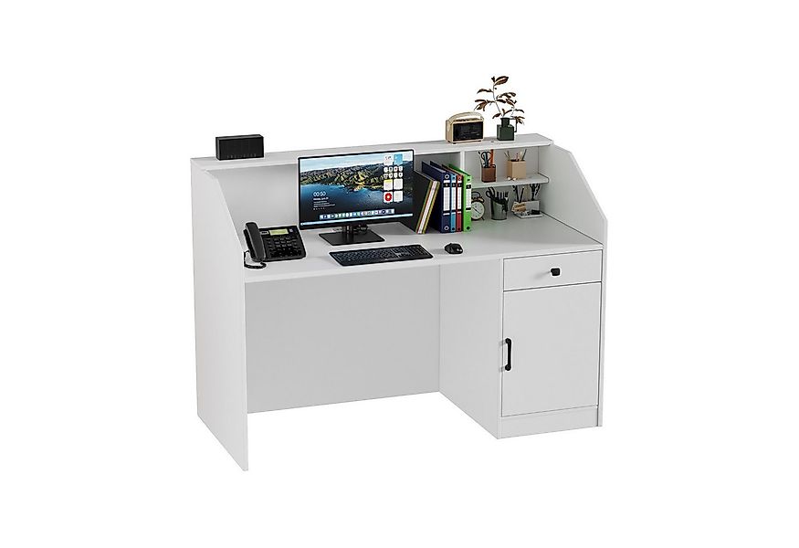 TWSOUL Empfangstheke mit LED-Beleuchtung,Rezeptionstresen mit Schublade & S günstig online kaufen