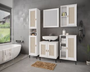 Woodroom Badmöbel-Set Valencia, (5-St), Kiefer massiv günstig online kaufen