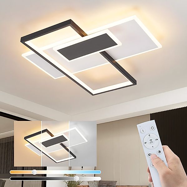 Nettlife LED Deckenleuchte Deckenlampe Wohnzimmer 58W günstig online kaufen