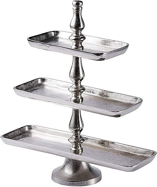 MichaelNoll Dekoetagere Etagere XL 3-Stöckig Servierplatte Groß aus Metall günstig online kaufen