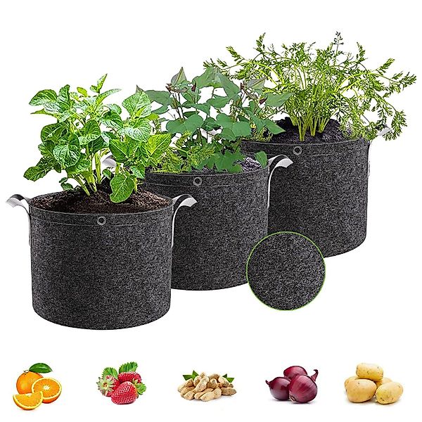 Sunicol Pflanzkübel Kartoffel Pflanzsack aus Vliesstoff, günstig online kaufen