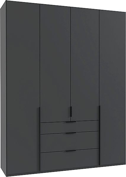 Wimex Drehtürenschrank »Mugano« mit langen oder kurzen Griffen aus Metall, günstig online kaufen