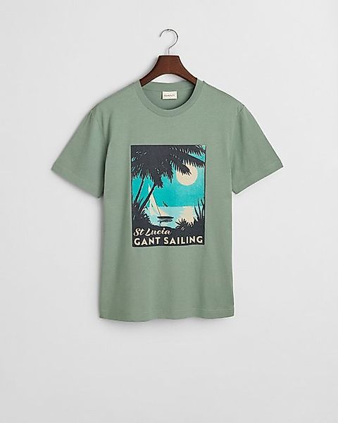 Gant T-Shirt GANT USA Sailing Print Graphic T-Shirt günstig online kaufen