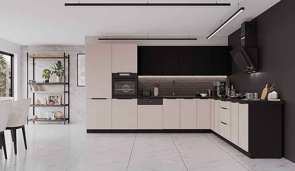 Küchen-Preisbombe Winkelküche ARONA + SIENA 350x290 Küchenzeile Küchenblock günstig online kaufen