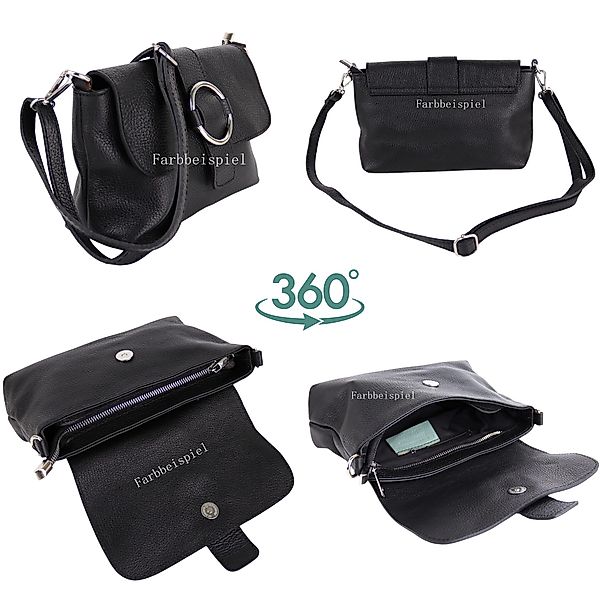 MIRROSI Umhängetasche Damen, Echtleder, Leder, Made günstig online kaufen
