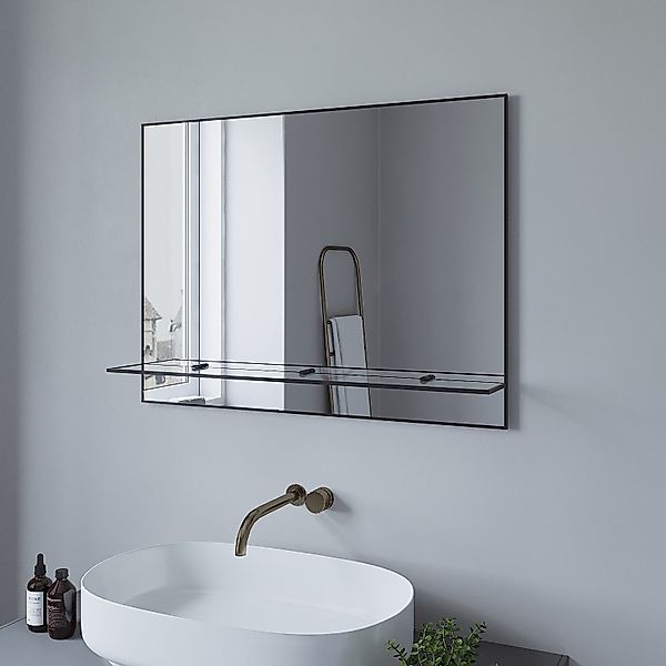 AQUABATOS Badspiegel Spiegel Badezimmer mit Ablage günstig online kaufen