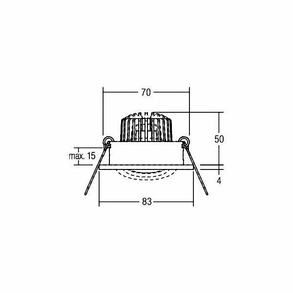 BRUMBERG LED-Einbaustrahler Berrie-R, 3000K, on/off, nickel günstig online kaufen