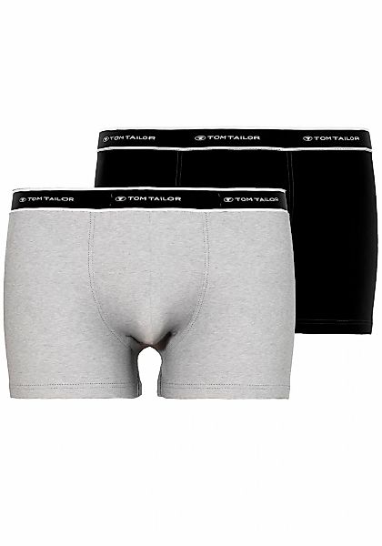 TOM TAILOR Boxershorts "Kentucky", 2 weich, bequem, basic, eng, atmungsakti günstig online kaufen