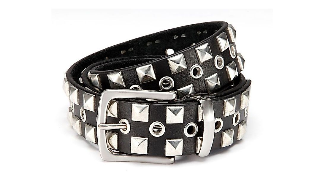 emeco Nietengürtel Pyramiden Nieten Gürtel Biker günstig online kaufen