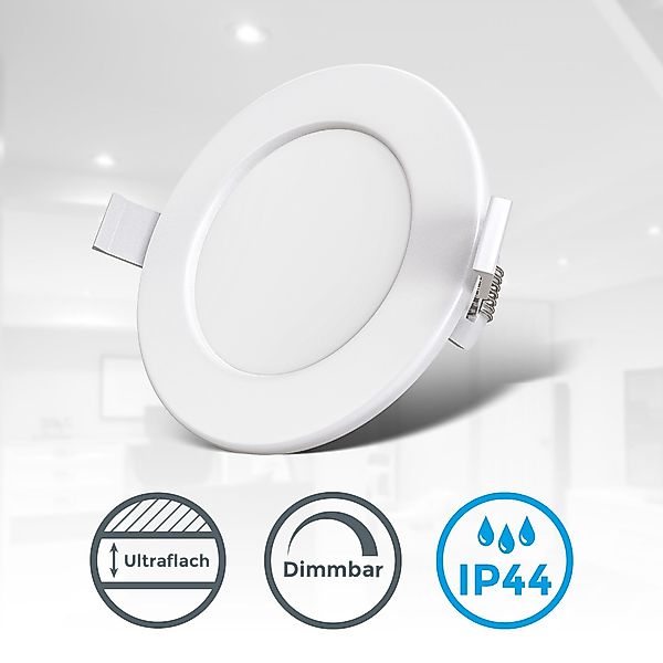 B.K.Licht LED Einbauleuchte BK_EL1276 6er Set günstig online kaufen