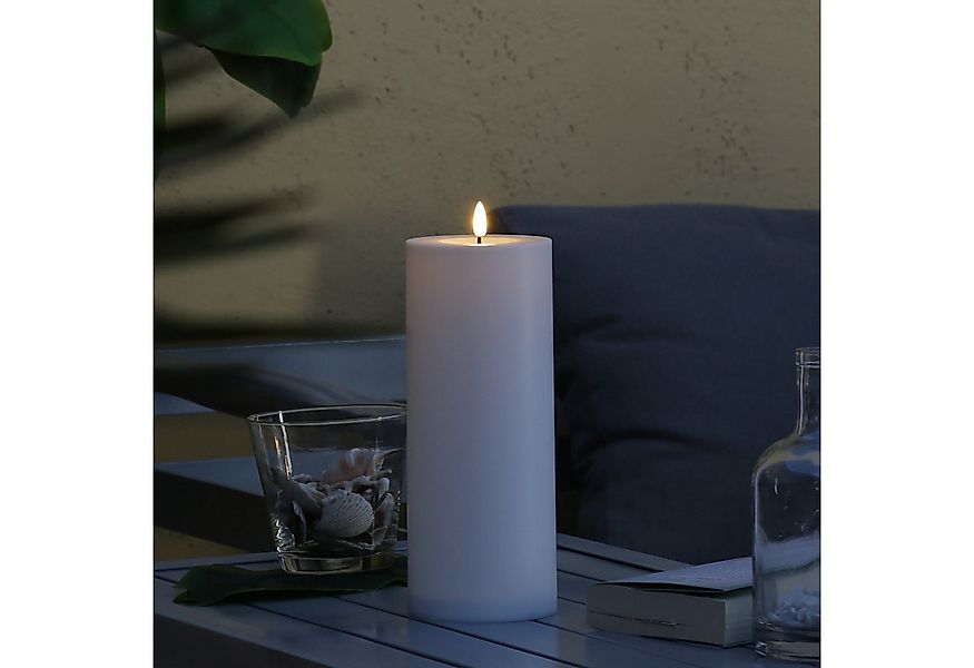 MARELIDA LED-Kerze XXL LED Kerze für Außen Outdoorkerze H: 27,5cm D: 10cm T günstig online kaufen