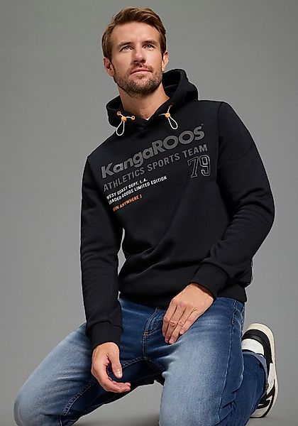 KangaROOS Kapuzensweatshirt mit regulierbarem Elastikband an der Kapuze, sc günstig online kaufen