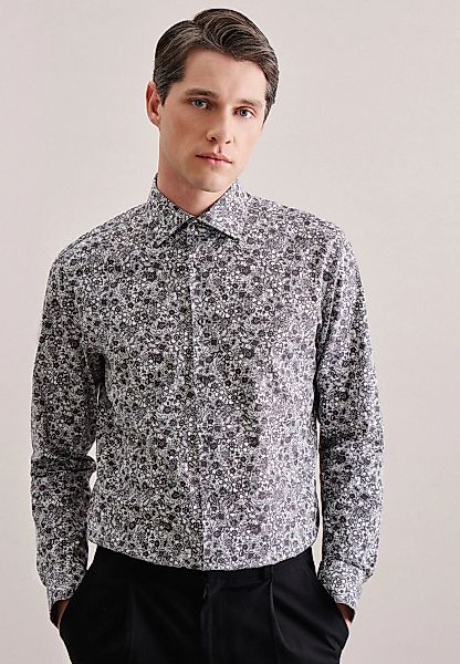 seidensticker Businesshemd "X-Slim", X-Slim Langarm Kentkragen Floral günstig online kaufen