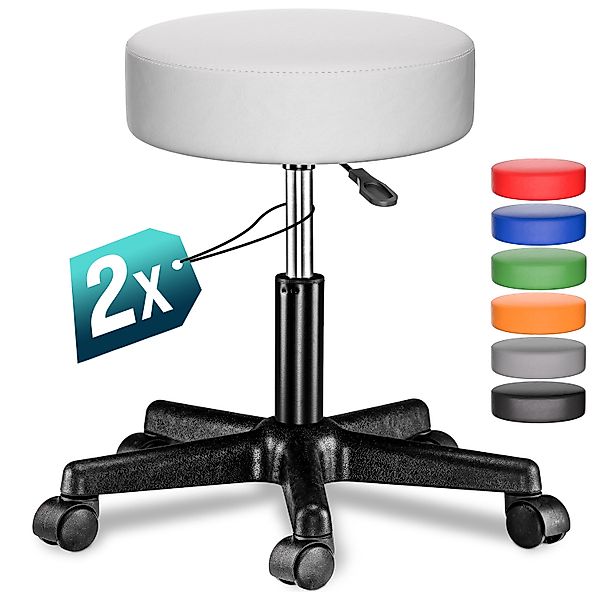 Casaria Drehhocker, Höhenverstellbar 10cm Polsterung 46-60cm günstig online kaufen