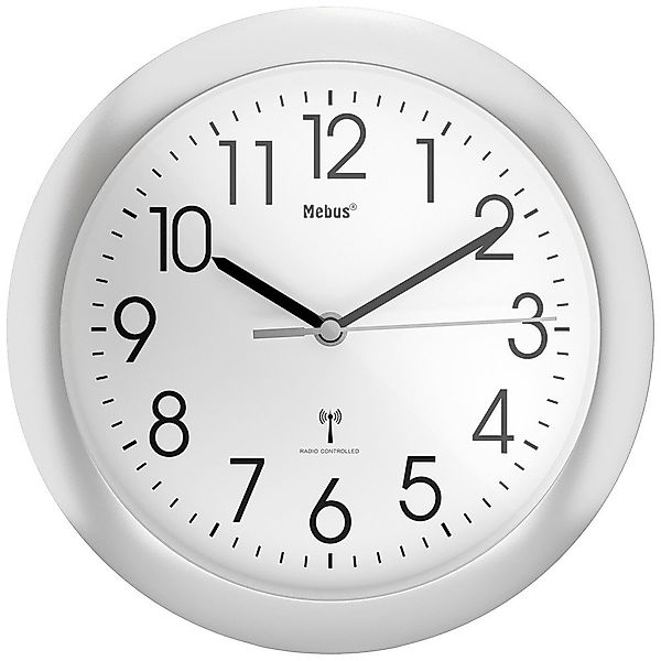 Mebus Wanduhr Mebus 52451 Funk Wanduhr günstig online kaufen