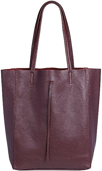 Caspar Schultertasche - Großer Damen Leder Shopper Tasche - CLASSIC LINE - günstig online kaufen