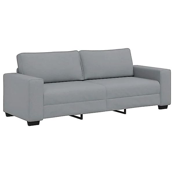 vidaXL 3-Sitzer-Sofa Hellgrau 180 cm Stoff 4105176 günstig online kaufen
