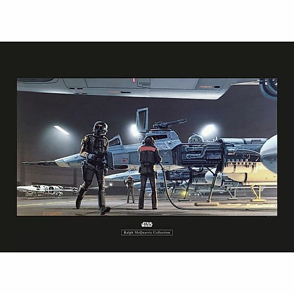 Komar Poster Star Wars Classic RMQ Yavin Y-Wing Star Wars B/L: ca. 70x50 cm günstig online kaufen