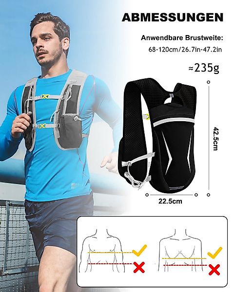 Coonoor Trinkrucksack Laufweste für Männer und günstig online kaufen