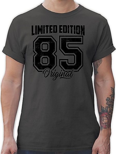 Shirtracer T-Shirt Limited Edition 1985 Original Schwarz Vintage Vierzigste günstig online kaufen