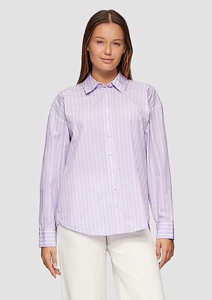 s.Oliver Langarmbluse Bluse Streifenbluse mit Hemdkragen günstig online kaufen