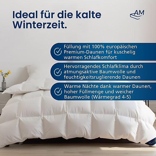 DormiGood Daunenbettdecke 2er Set Premium Daunendecke günstig online kaufen