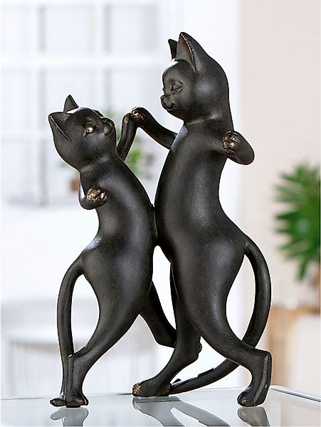 GILDE Tierfigur Katze Gatto-Duo, schwarz (1 günstig online kaufen