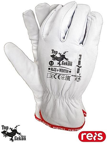 Reis Arbeitshandschuhe Winterhandschuhe Thermo Arbeitshandschuhe Leder Gefü günstig online kaufen