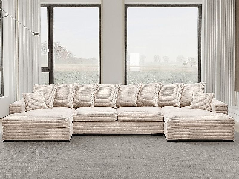 Kaiser Möbel Ecksofa Ecksofa, Sofa U-form, günstig online kaufen