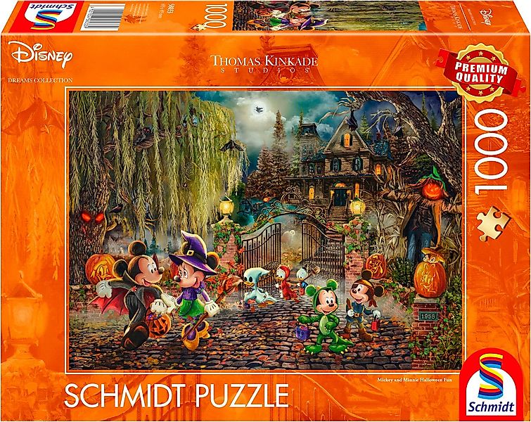 Schmidt Spiele Puzzle Disney, Mickey & Minnie Halloween Fun von Thomas Kink günstig online kaufen