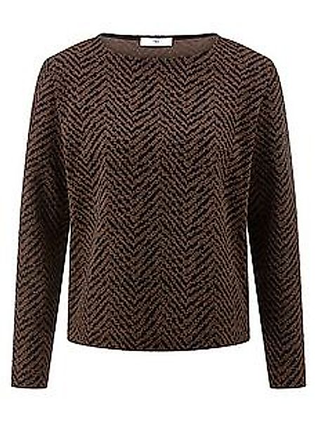 Sweatshirt Rundhals-Ausschnitt Peter Hahn blau günstig online kaufen
