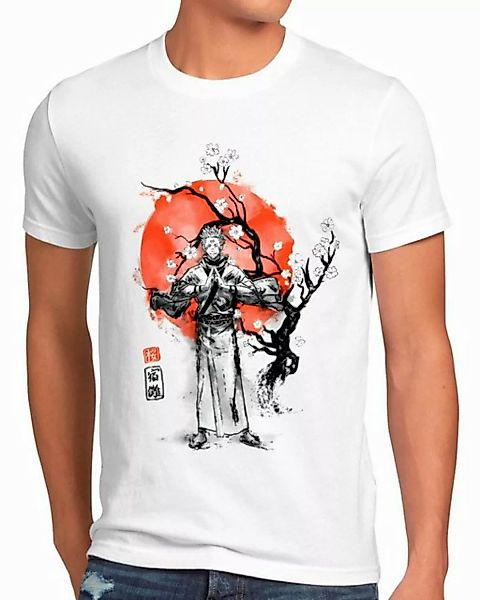 style3 T-Shirt Inked Sukuna jujutsu kaisen anime japan manga günstig online kaufen