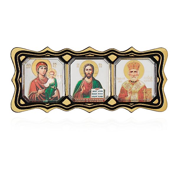 NKlaus Holzbild Autoplakette Ikone Triptych GM günstig online kaufen