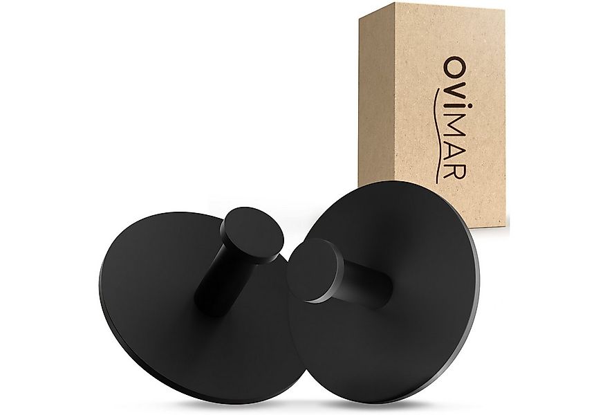 ovimar Handtuchhaken Danksoya, (1-St), aus Edelstahl in Schwarz zur Zum Kle günstig online kaufen