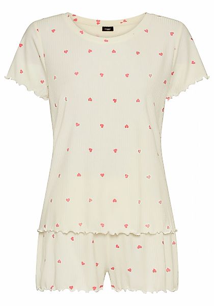 Vivance Dreams Shorty Set, 2 tlg. mit süßem Herzchendruck günstig online kaufen