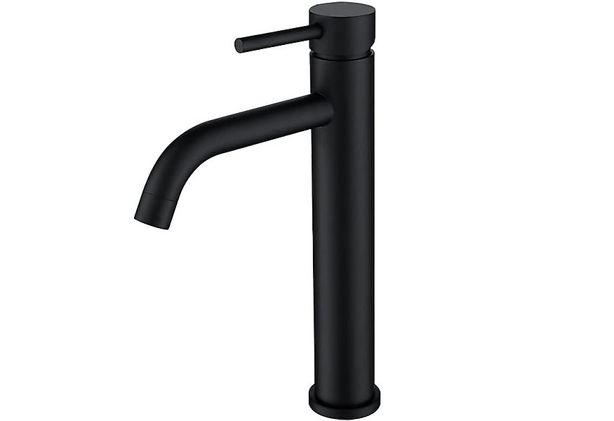 AICA Waschtischarmatur Wasserhahn Bad, Hoch Waschtischarmatur in Spotresist günstig online kaufen