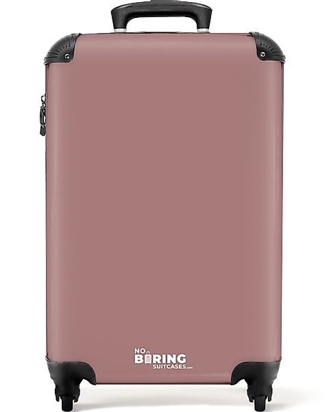 NoBoringSuitcases.com© Hartschalen-Trolley Altrosa - Solide 55x35x20cm, günstig online kaufen