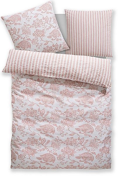 andas Bettwäsche Nordby, Soft-Seersucker, 2 teilig, Bettwäsche aus Baumwoll günstig online kaufen