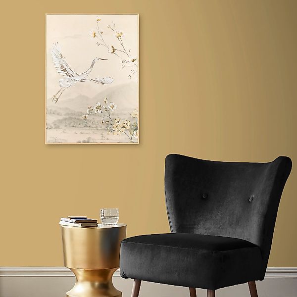 Art for the home Leinwandbild "Kran", (1 St.), Handgemalt Wandbild Gold Met günstig online kaufen