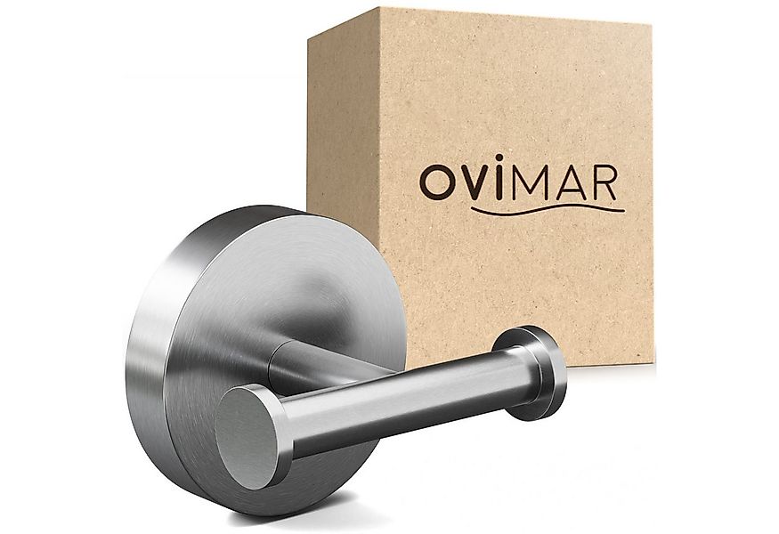 ovimar Handtuchhaken Hirsthals, (1-St), aus Edelstahl in Silber zur Zum Boh günstig online kaufen