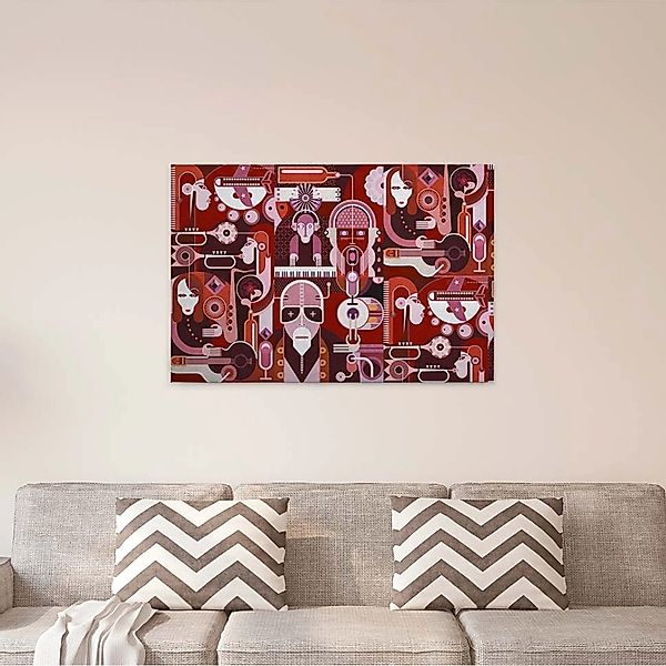 A.S. Création Leinwandbild "wall of sound" Abstrakt  Kunst 1 Stk. tlg. Keil günstig online kaufen