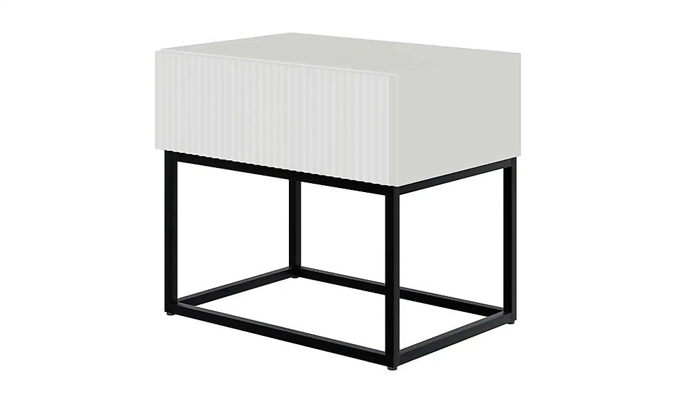 Selsey Nachtkommode mit Kufengestell Veldio ¦ weiß ¦ Maße (cm): B: 50 H: 44 günstig online kaufen