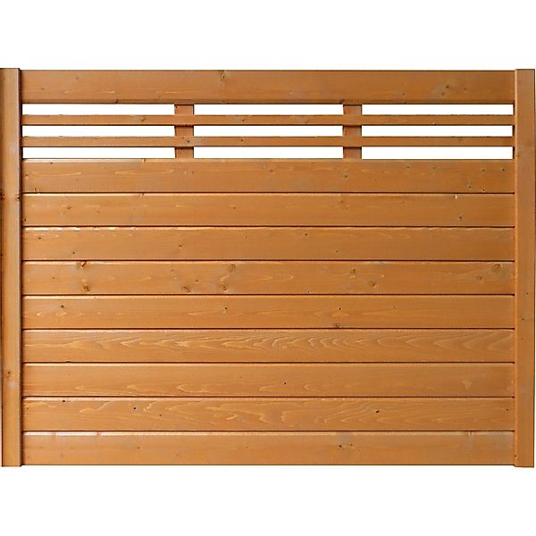 Sichtschutzzaun-Element Typ 137 180 cm x 135 cm Kirschbaumfarben günstig online kaufen