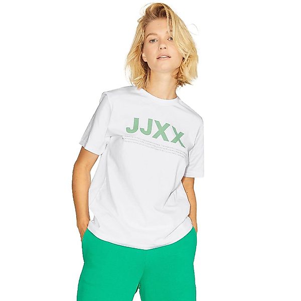 Jjxx Anna Regular Every Small Logo Kurzarm T-shirt L Bright White / Print A günstig online kaufen