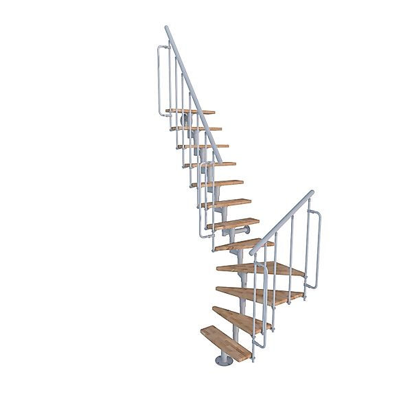 Minka Raumspartreppe Joker Turn Buche-Weiß Raumhöhe bis 304 cm günstig online kaufen