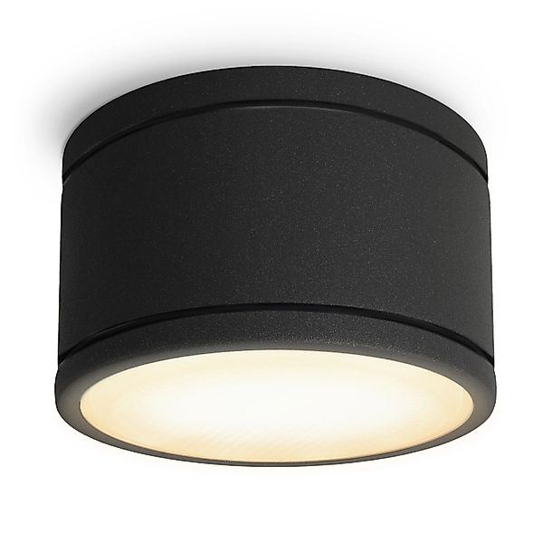 SSC-LUXon CELI-WX LED Aufbauspot Schwarz Flach IP44 Dimmbar mit GX53 6W War günstig online kaufen