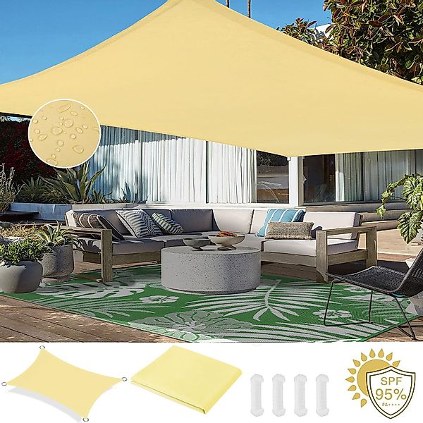 Sunicol Sonnensegel Wasserdicht Sonnensegel, mit UV günstig online kaufen