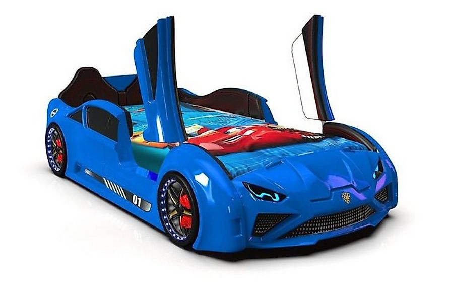 Möbel-Zeit Autobett Kinderbett Autobett Lambo Model mit Flügeltüren, Beleuc günstig online kaufen